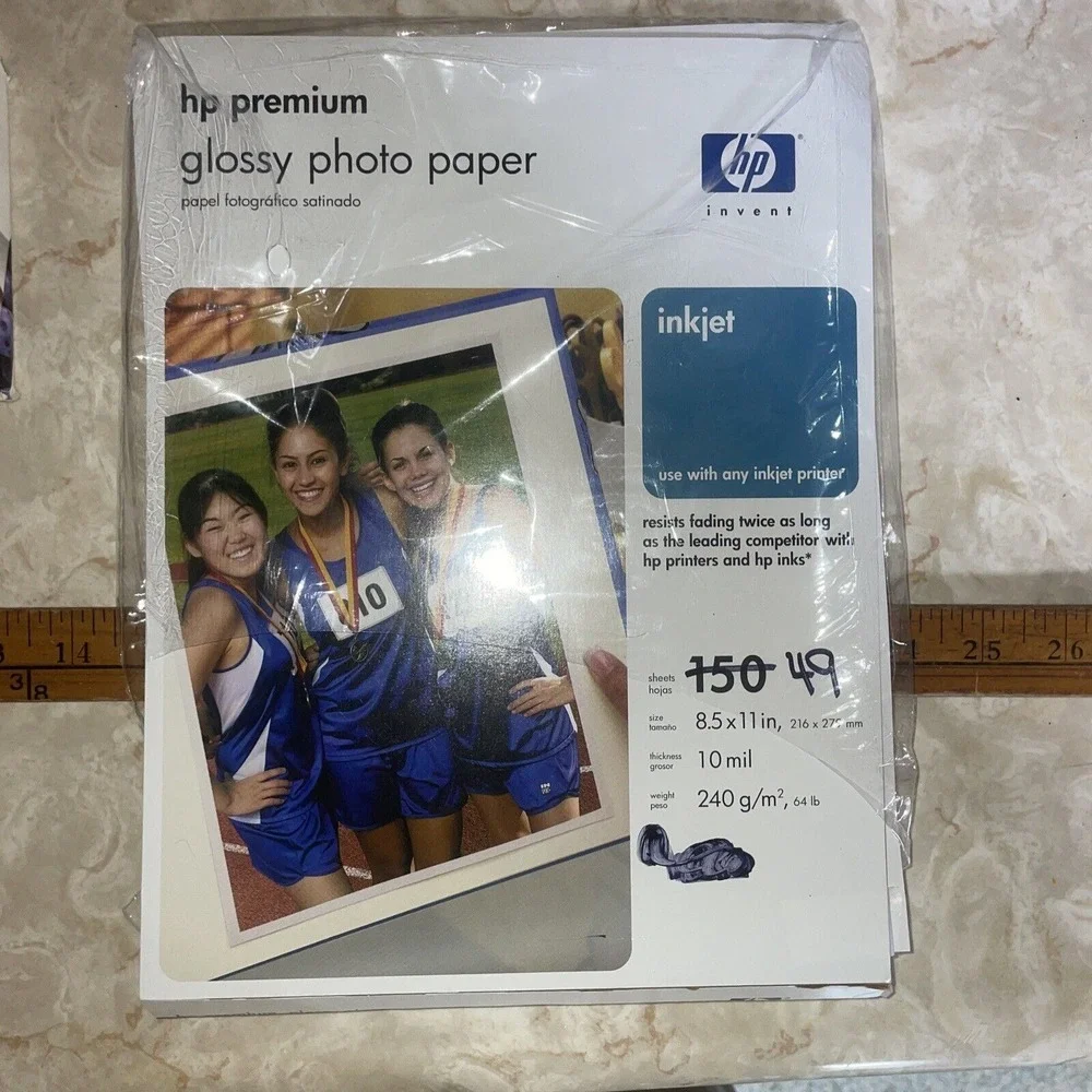 HP Premium Glossy Photo Paper Inkjet 8.5